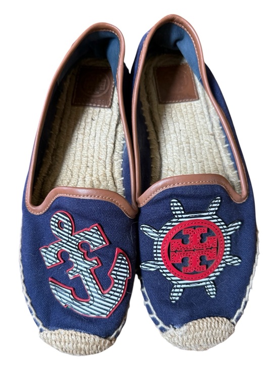 Tory Burch Shoes - Tory Burch Espadrille Insole with Brown Leather Logo Patch and Natural Jute S 8m